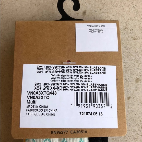 VANS 3-pair women’s No-Show Liners shoe size 7-10 - Picture 6 of 7